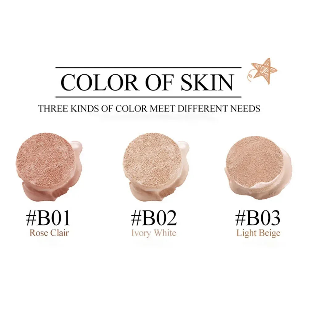 BIOAQUA Waterproof Matte Air Cushion BB & CC Cream – High Coverage, Oil Control, Poreless Foundation Base Makeup - Lylamor.com