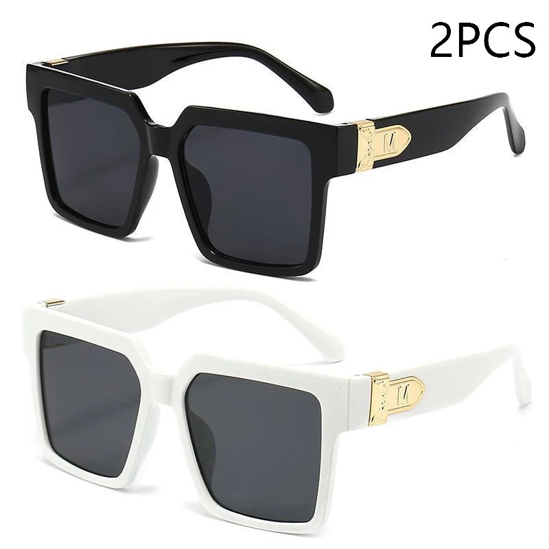 Luxury Square Oversized Sunglasses – 2025 Fashion UV400 Unisex Shades