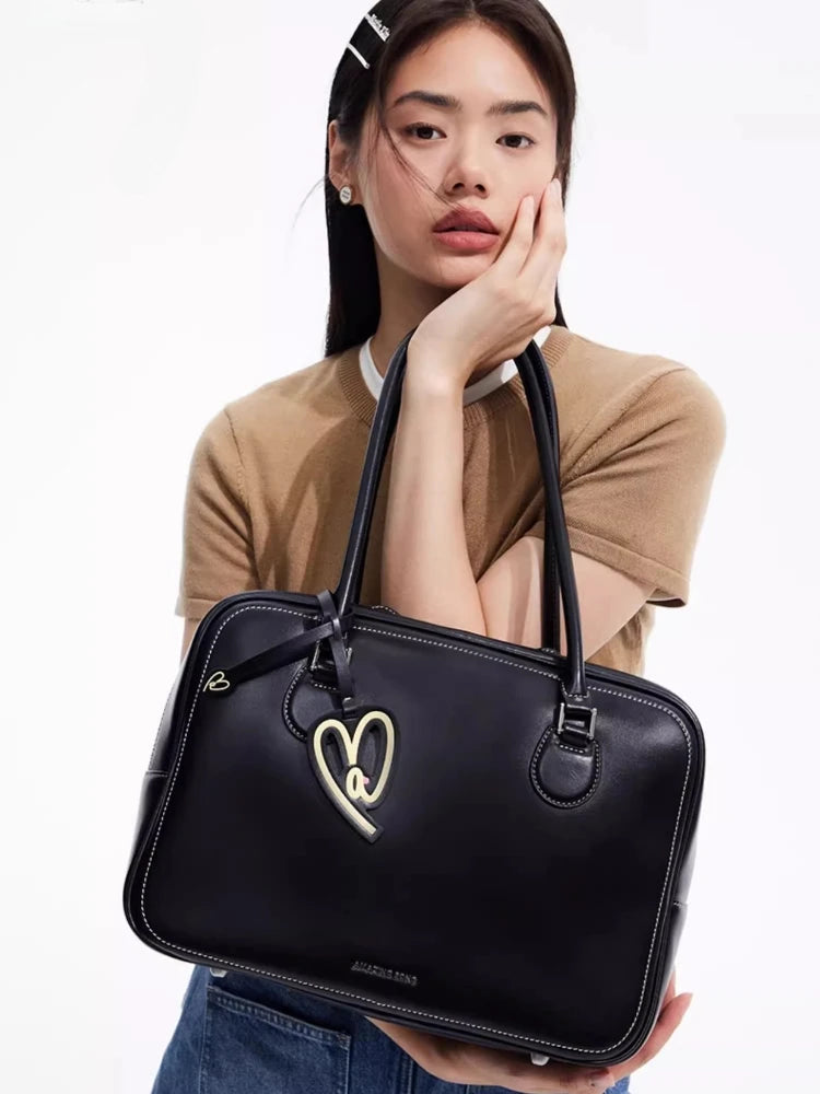 Amazing Song Large-Capacity PU Tote – Lightweight Crossbody & Handheld Bag - Lylamor.com
