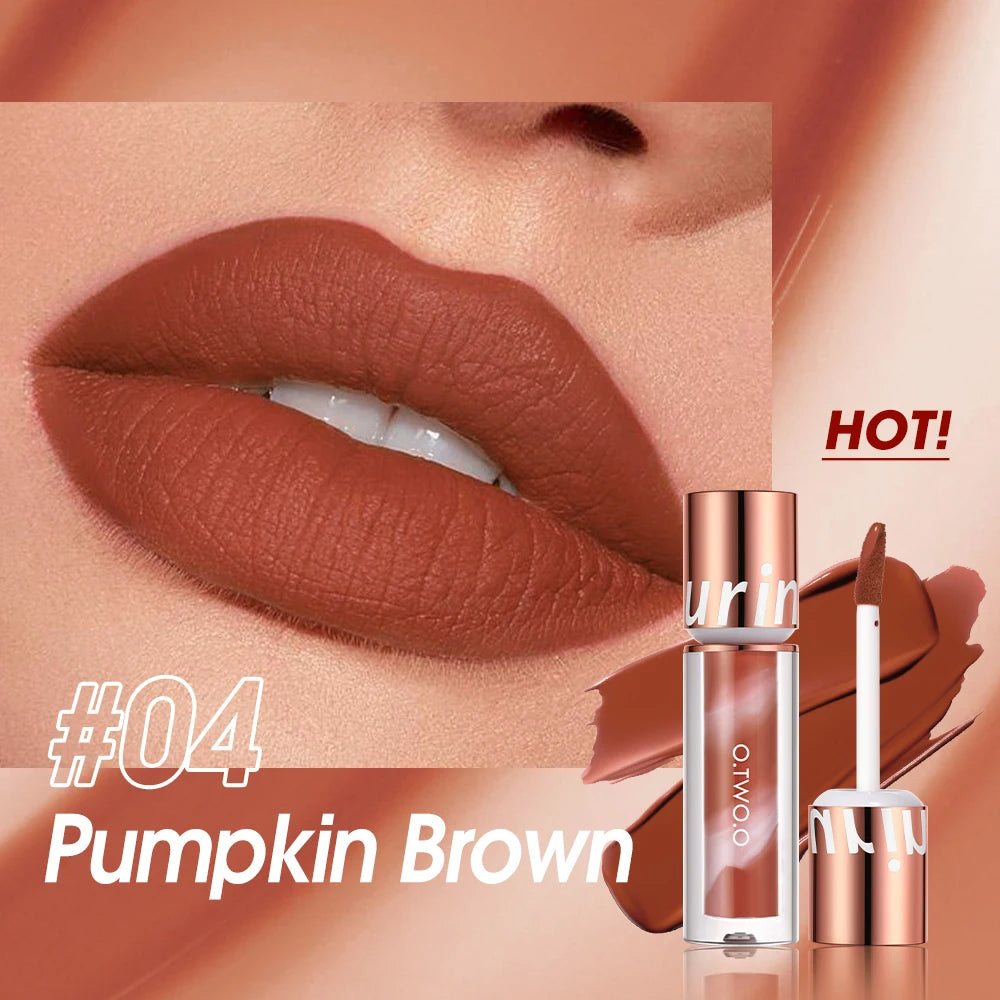O.TWO.O Velvet Matte Liquid Lipstick – Waterproof Non-Stick Long Lasting Lip Tint - Lylamor.com