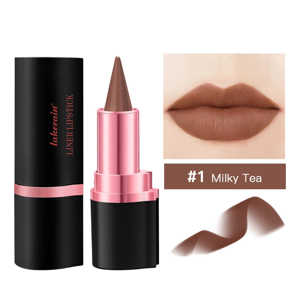 Lakerain Matte Lip Liner & Lipstick Pen – 2-in-1 Gradient Waterproof Long-Lasting Lip Color - Lylamor.com