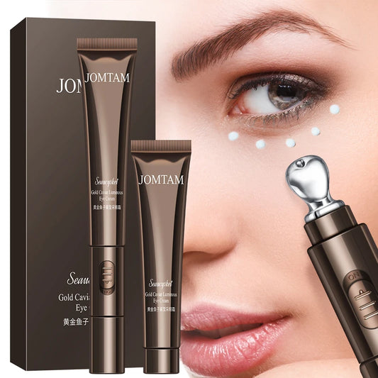 Gold Caviar Electric Vibration Massage Eye cream Moisturizing and antioxidant Improve fine lines, eye bags and dark circles