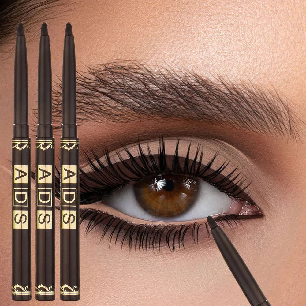 Waterproof Black Eyeliner Set | Smudge-Proof & Long-Lasting for Bold Looks | 3-Piece