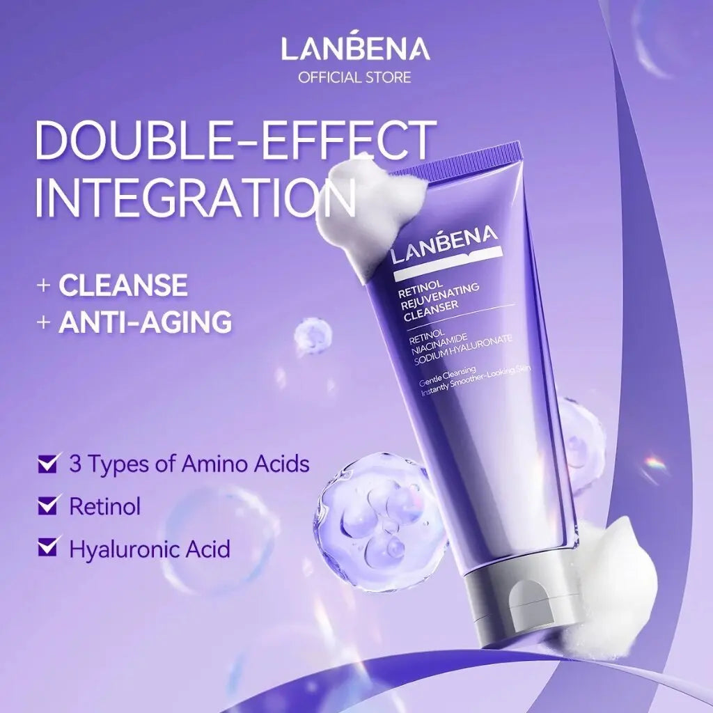 LANBENA Retinol Facial Skincare Serum Set – Anti-Aging, Firming, Moisturizing, Reduces Fine Lines & Rejuvenates Skin - Lylamor.com