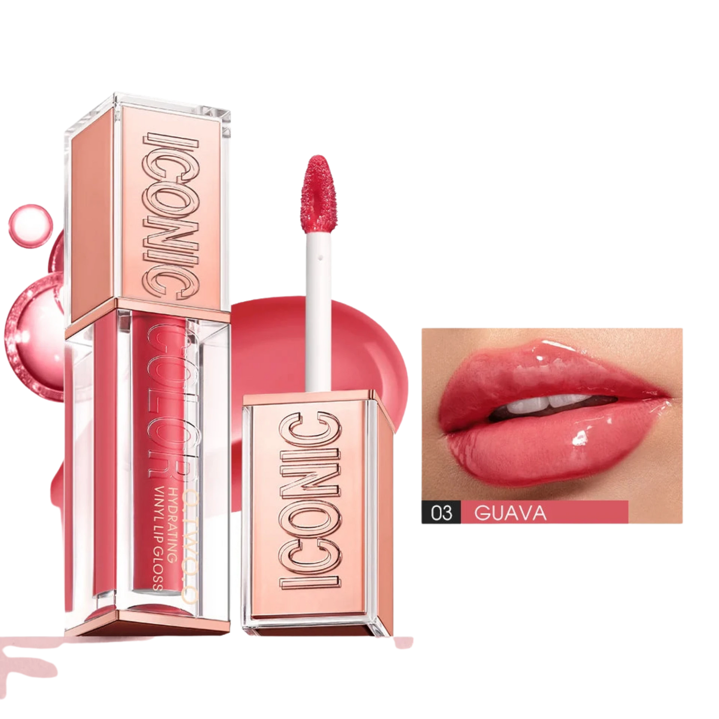 O.TWO.O Lip Gloss Lip Tint – Hydrating Non-Sticky Long Lasting Shine - Lylamor.com