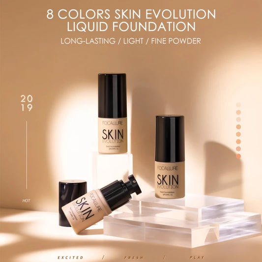 FOCALLURE Liquid Foundation – Matte, Moisturizing & Long-Lasting, 30ml - Lylamor.com