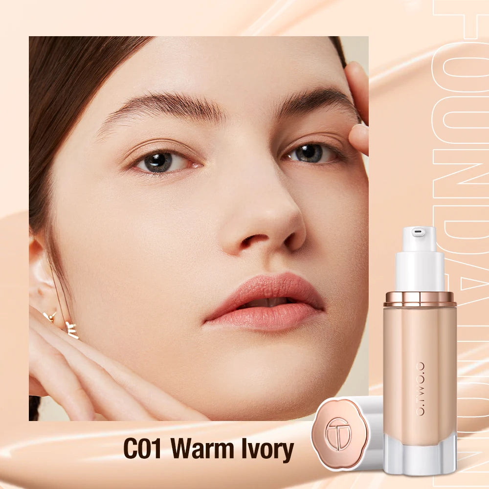 O.TWO.O Liquid Foundation Cream SPF30 High Coverage Waterproof Makeup Base - Lylamor.com