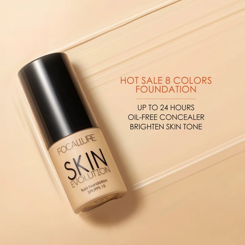 FOCALLURE Liquid Foundation – Matte, Moisturizing & Long-Lasting, 30ml - Lylamor.com