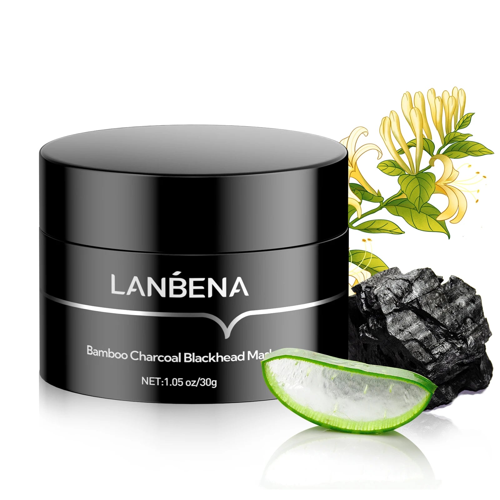 LANBENA Charcoal Blackhead Remover Nose Strips – Deep Cleansing Pore Care 30g - Lylamor.com