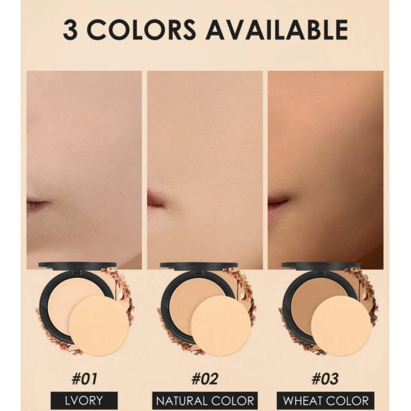 FOCALLURE 3 Colors Face Powder – Brighten & Oil-Control Nude Makeup Base - Lylamor.com