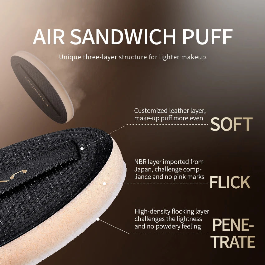 CARSLAN 24H Oil Control Pressed Powder Matte Waterproof Face Makeup - Lylamor.com