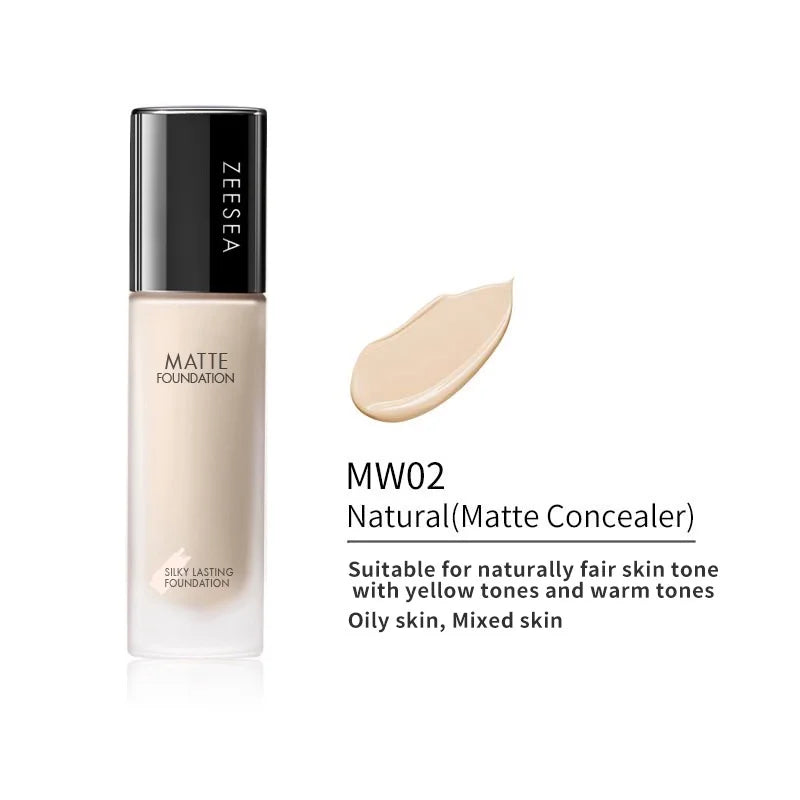 ZEESEA Full Coverage Foundation – Matte, Oil Control & Moisturizing 30g - Lylamor.com