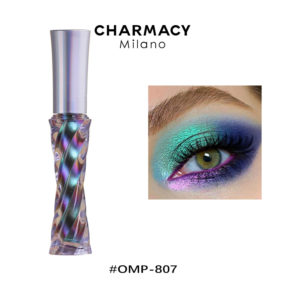 CHARMACY Glitter Liquid Eyeshadow – 40 Duochrome Colors, Long-lasting Shimmer & Metallic Finish - Lylamor.com