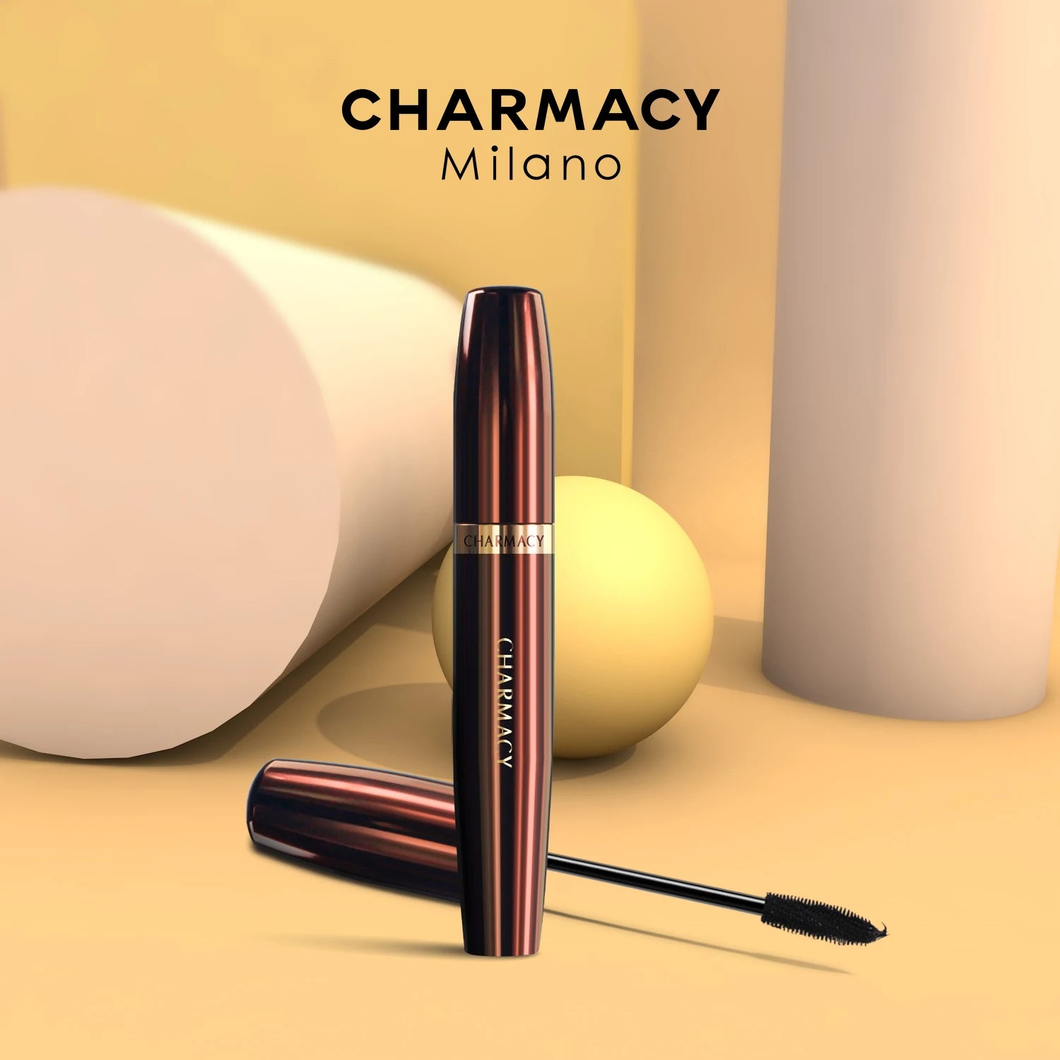 CHARMACY Black 3D Waterproof Mascara – Extra Volume & Length - Lylamor.com