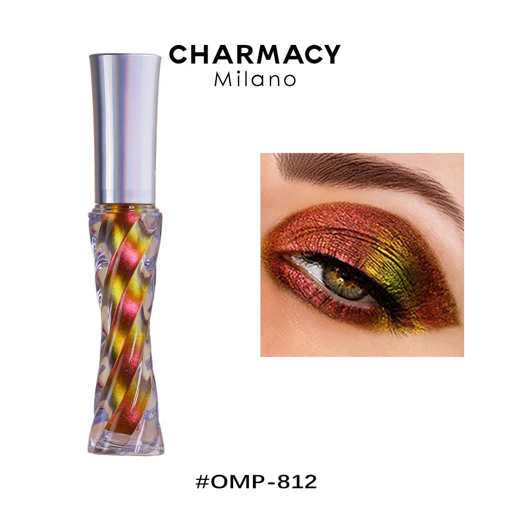 CHARMACY Glitter Liquid Eyeshadow – 40 Duochrome Colors, Long-lasting Shimmer & Metallic Finish - Lylamor.com