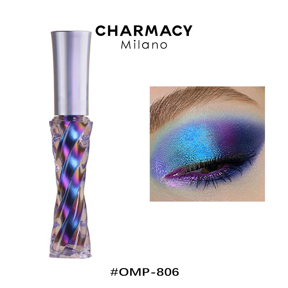 CHARMACY Glitter Liquid Eyeshadow – 40 Duochrome Colors, Long-lasting Shimmer & Metallic Finish - Lylamor.com