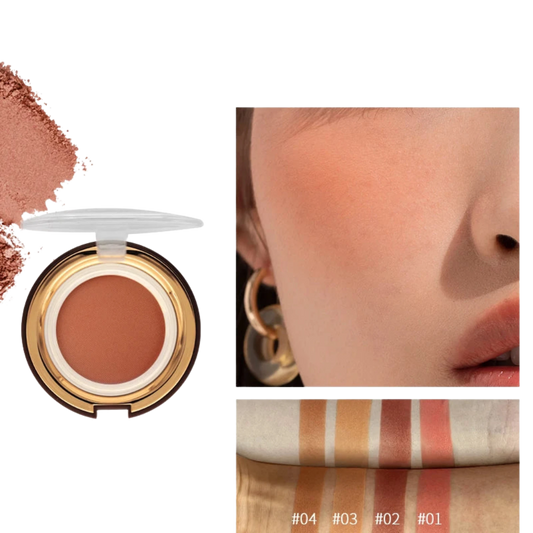 CHARMACY Peach Face Blusher Matte Soft Powder