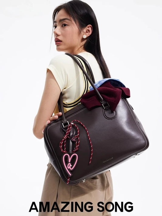 Amazing Song Large-Capacity PU Tote – Lightweight Crossbody & Handheld Bag - Lylamor.com