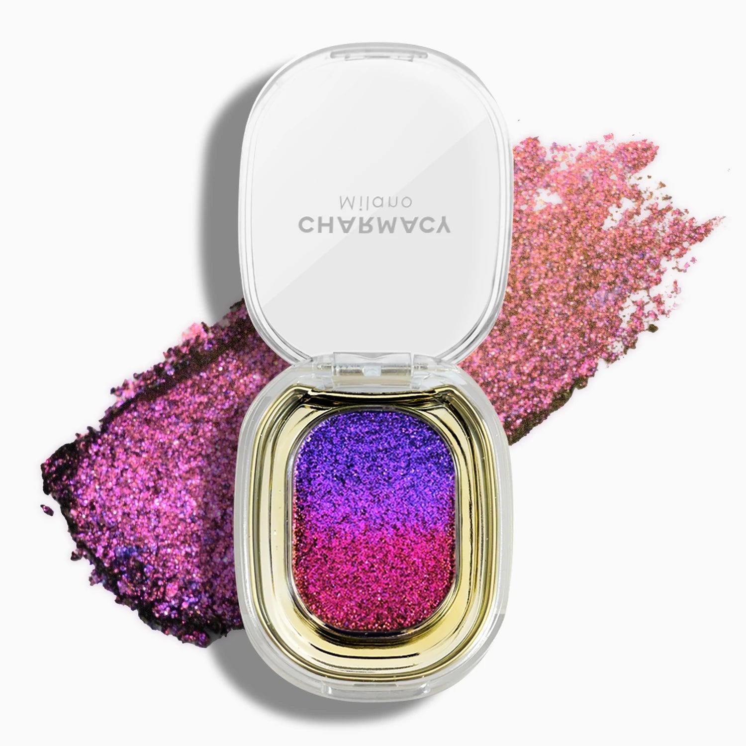CHARMACY Multichrome Glitter Eyeshadow – High Pigment, Color Shifting Shimmer - Lylamor.com