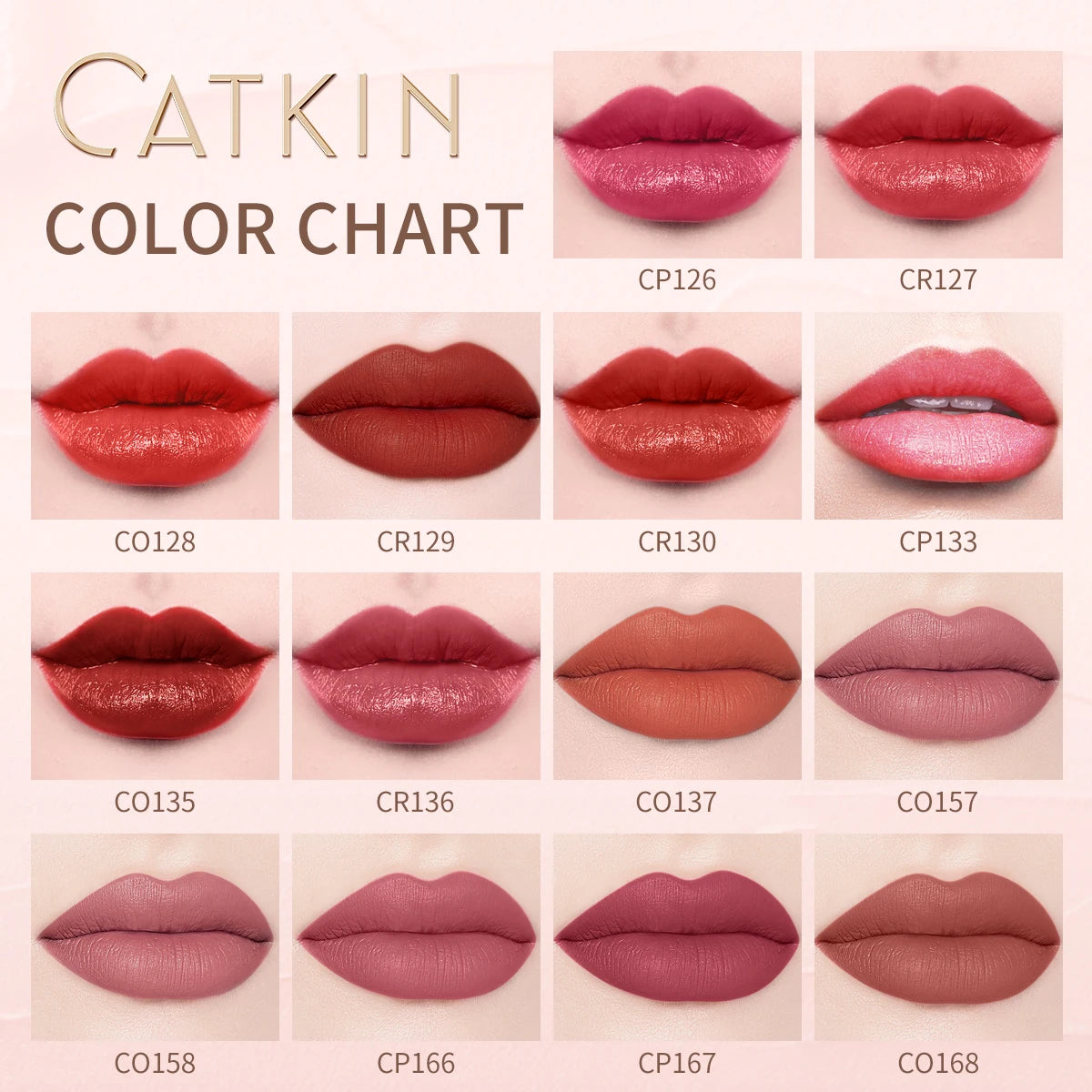 CATKIN Velvet Matte Lipstick – Long Lasting, Hydrating, Smooth & Creamy Texture - Lylamor.com