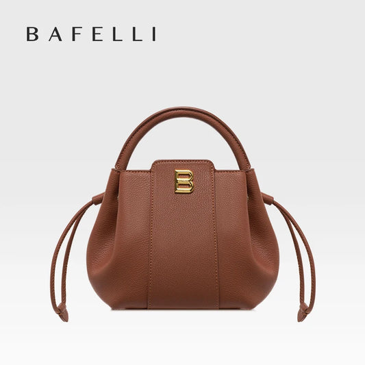 BAFELLI Soft Split Fashion Leather Bag with Hasp Closure – Versatile Casual Shoulder Purse - Lylamor.com