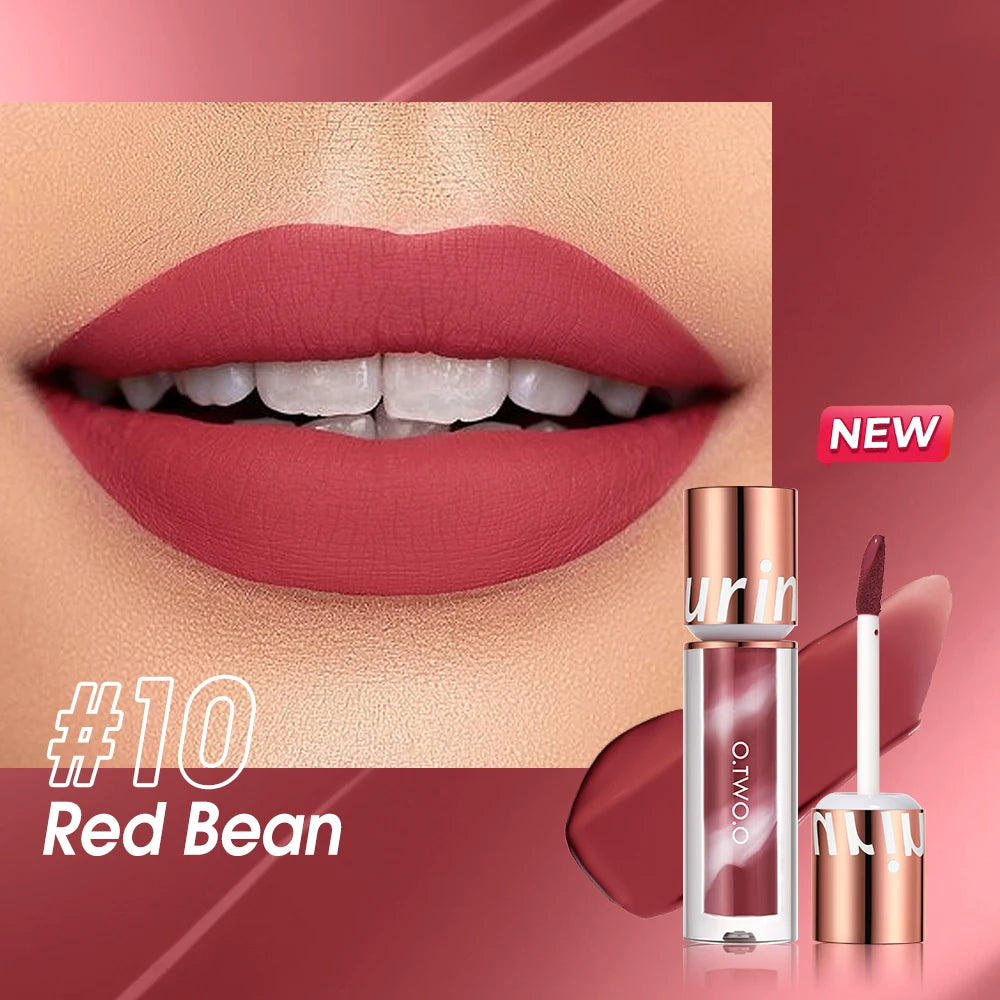 O.TWO.O Velvet Matte Liquid Lipstick – Waterproof Non-Stick Long Lasting Lip Tint - Lylamor.com