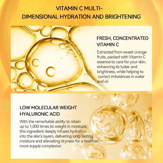 Vitamin C Toner Moisturizing and Refreshing Preventing Dry Skin Changing Hair Glossing Repairing Skin Non irritating 500ml - Lylamor.com
