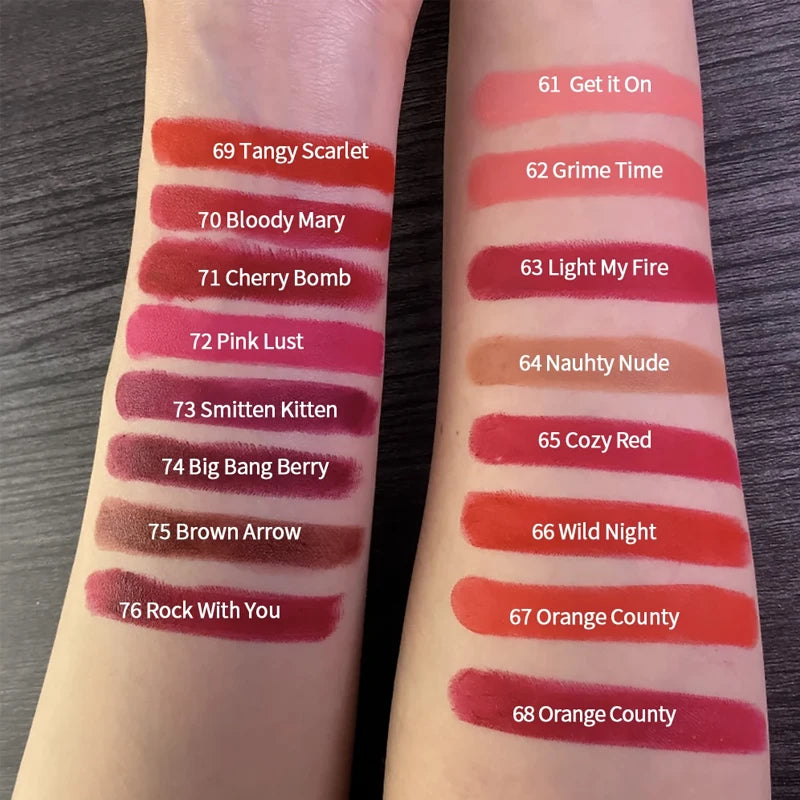 CHARMACY Long Lasting Waterproof Matte Nude Lipstick – Velvet Luxury Easy to Wear Lip Stick for Women - Lylamor.com