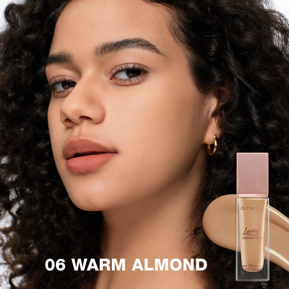 O.TWO.O Liquid Coverage Foundation Cream Matte Moisturizing Oil-Control Long-Lasting Waterproof Concealer - Lylamor.com