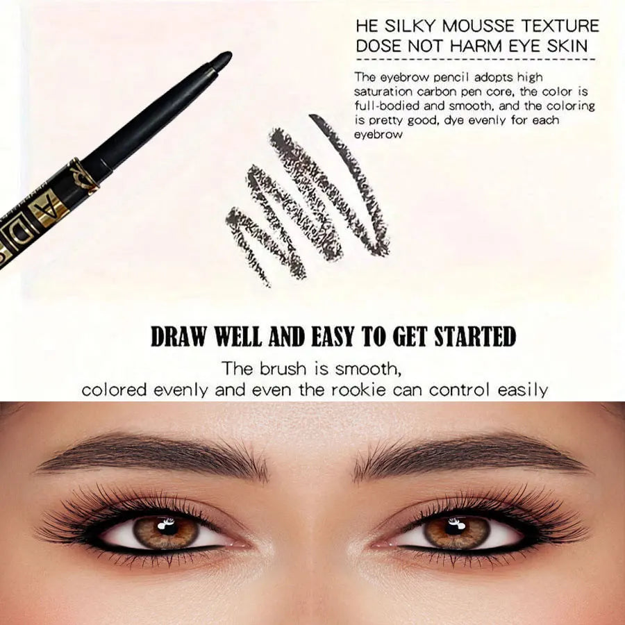 Waterproof Black Eyeliner Set | Smudge-Proof & Long-Lasting for Bold Looks | 3-Piece