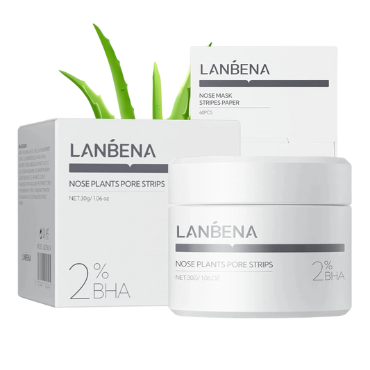 LANBENA Blackhead Remover Nose Strips with 60Pcs Paper – Pore Cleaner Mask - Lylamor.com