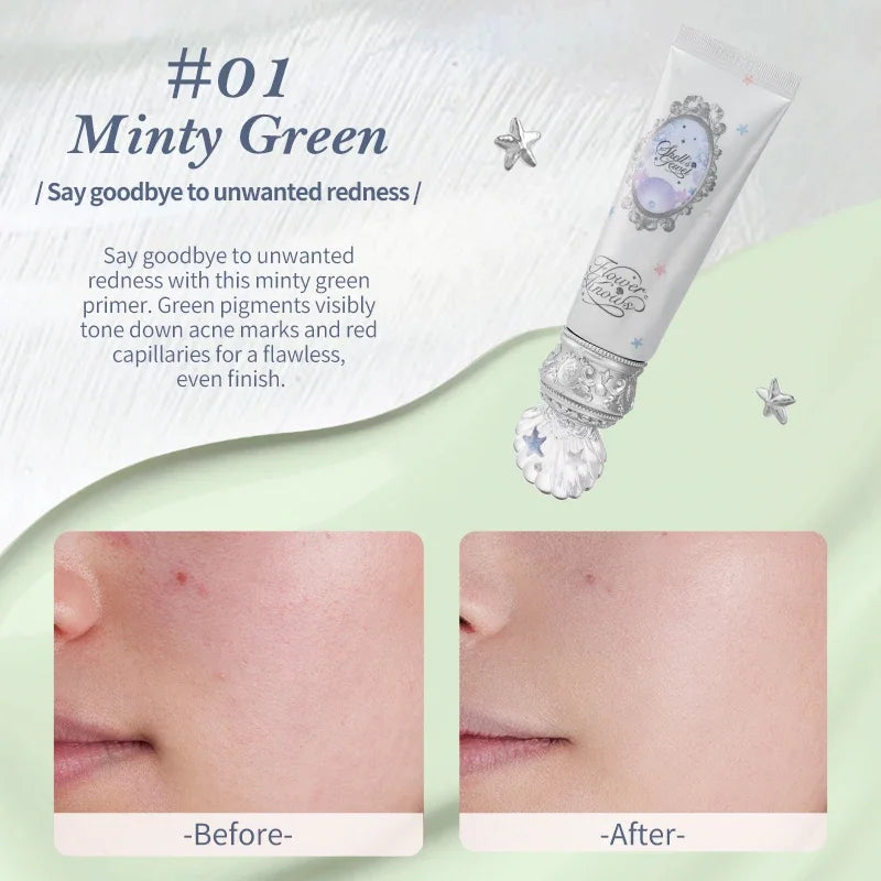 FlowerKnows Shell’s Jewel Collection Color Correcting Primer – Green - Lylamor.com