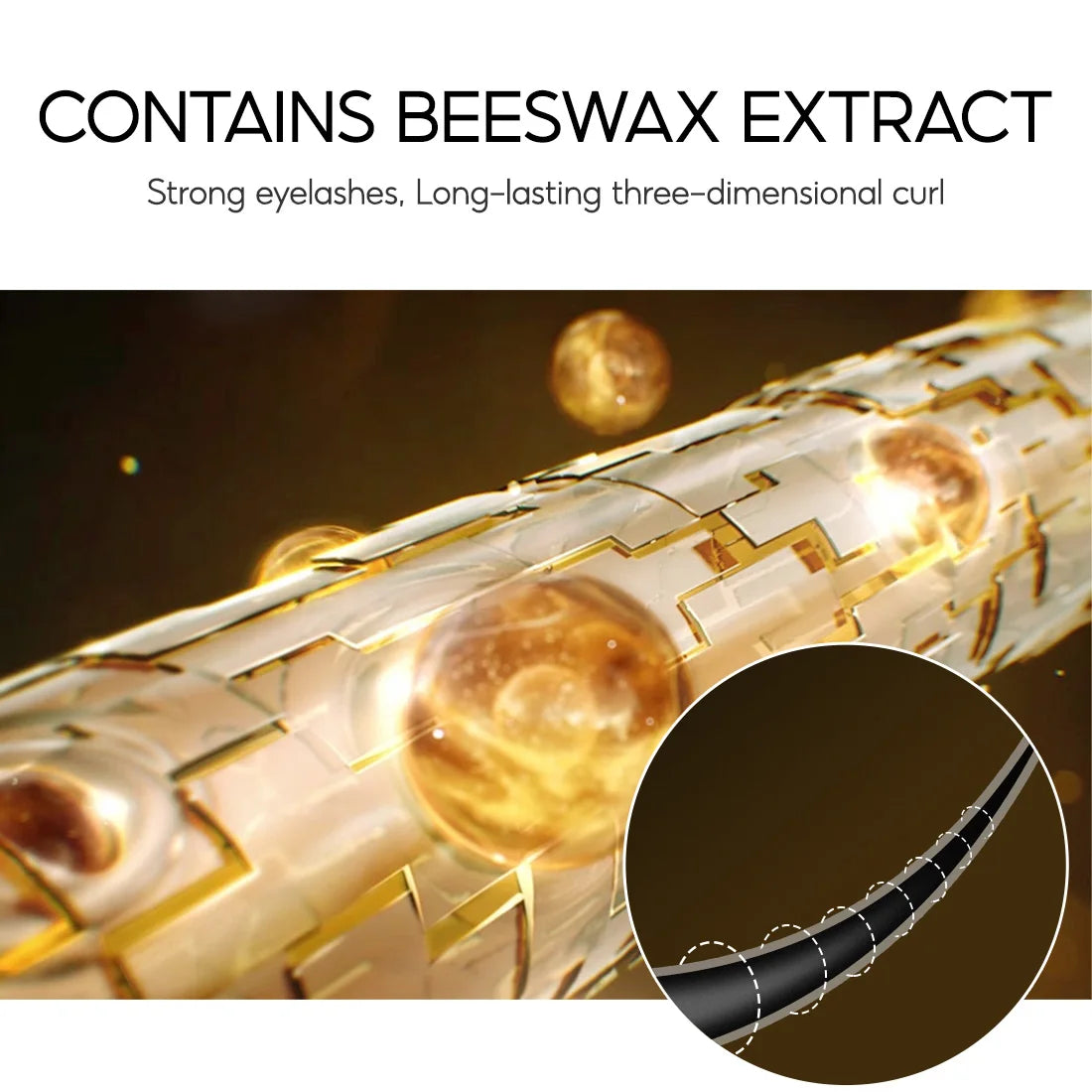 CARSLAN 3D Mascara – Curling, Lengthening & Volumizing Waterproof Long-Wear Makeup - Lylamor.com