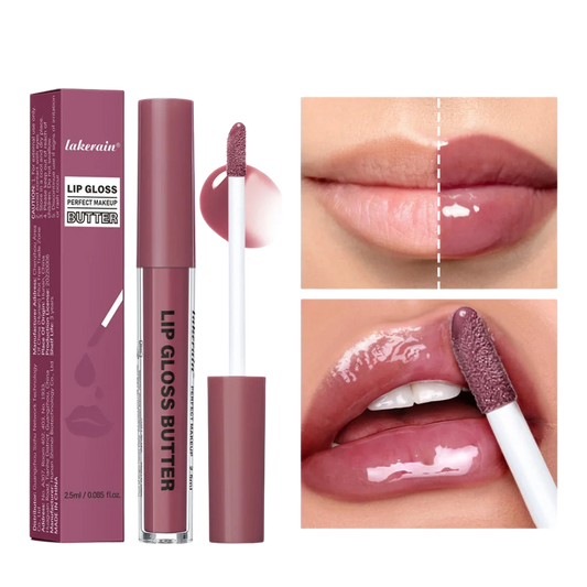 Lakerain Lip Gloss Butter  Long Lasting Non-stick  Beauty Waterproof Lip Stain Makeup Plumping Hydrating Lip Gloss Cosmetics - Lylamor.com