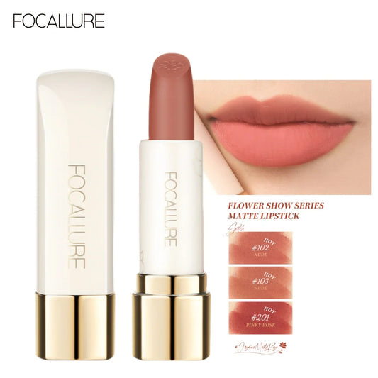 FOCALLURE 16 Shades Matte Lipstick – Long-Lasting, Waterproof & High-Pigment Lip Color for Women - Lylamor.com