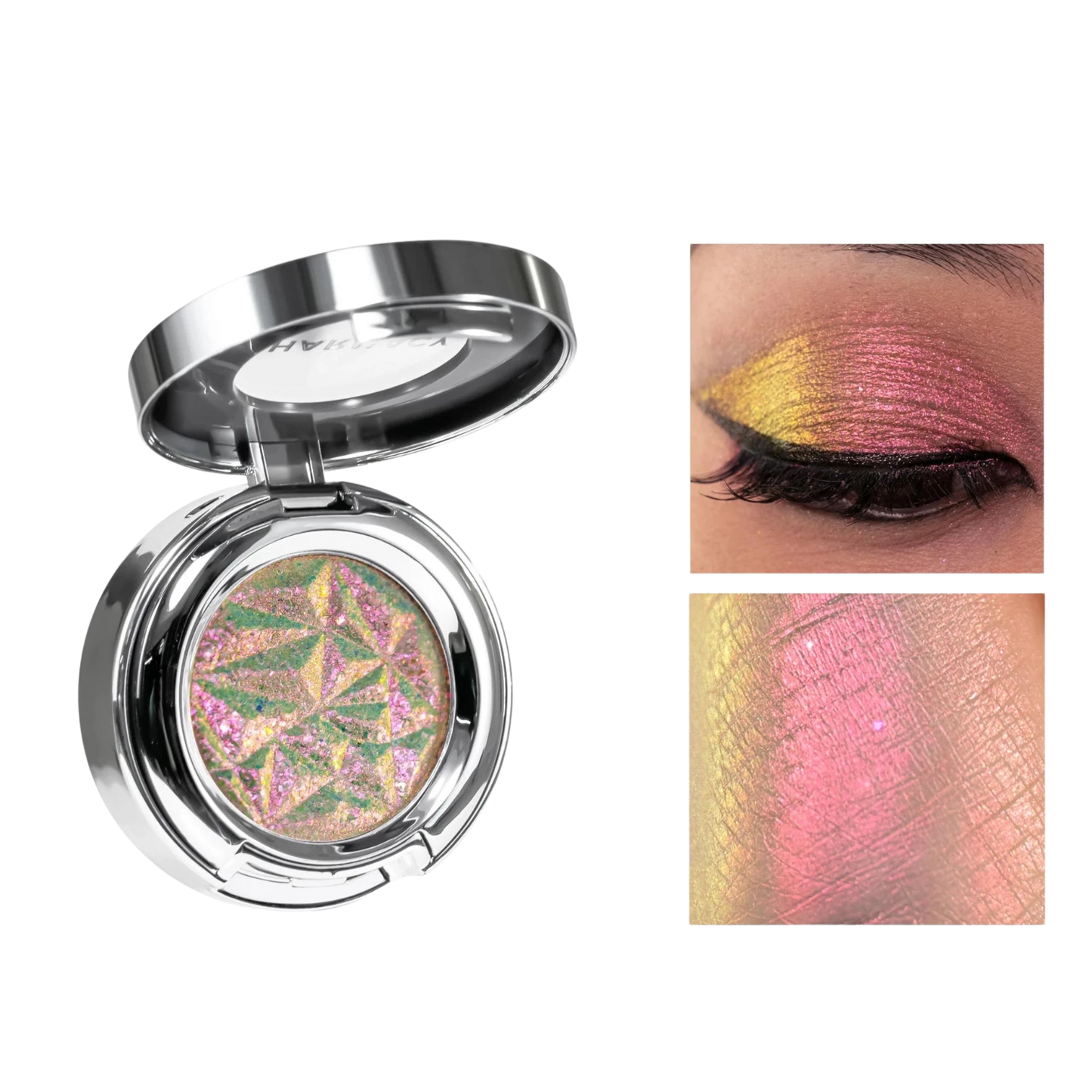 CHARMACY 10 Colors Multichrome Glitter Eyeshadow Powder – Long-Lasting Waterproof Holographic Eye enhancer for Women - Lylamor.com