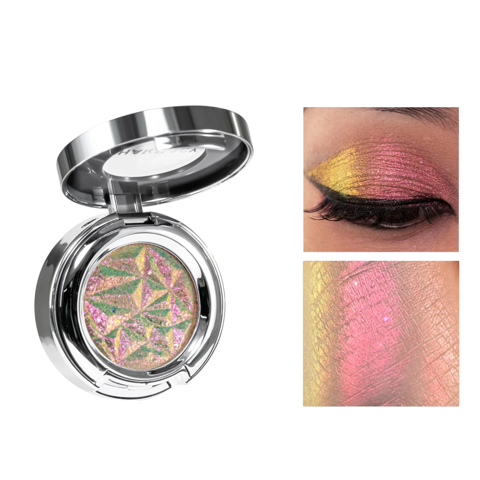CHARMACY 10 Colors Multichrome Glitter Eyeshadow Powder – Long-Lasting Waterproof Holographic Eye enhancer for Women - Lylamor.com