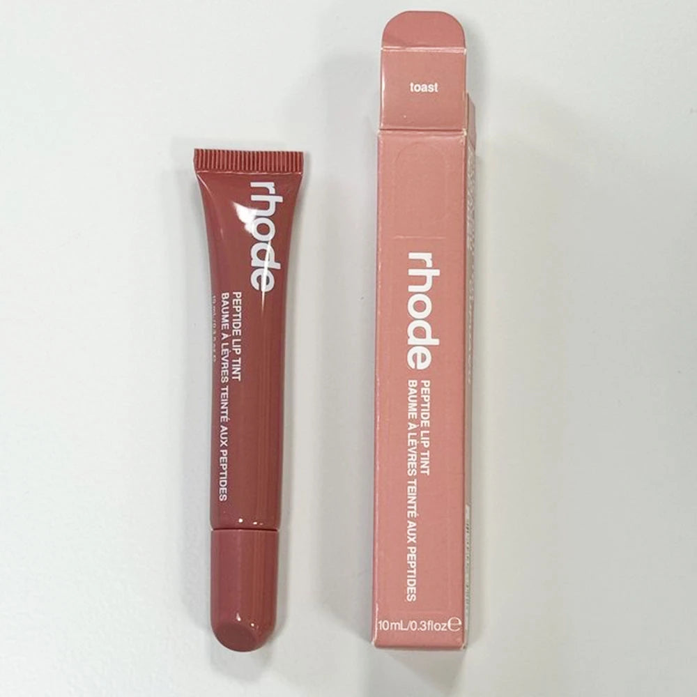 Rhode Makeup Lip Glosses Plump Moisturizing Lip Glaze Oil Long Lasting Nourishing Lipstick Care Ins Salty Tan Raspberry with Box
