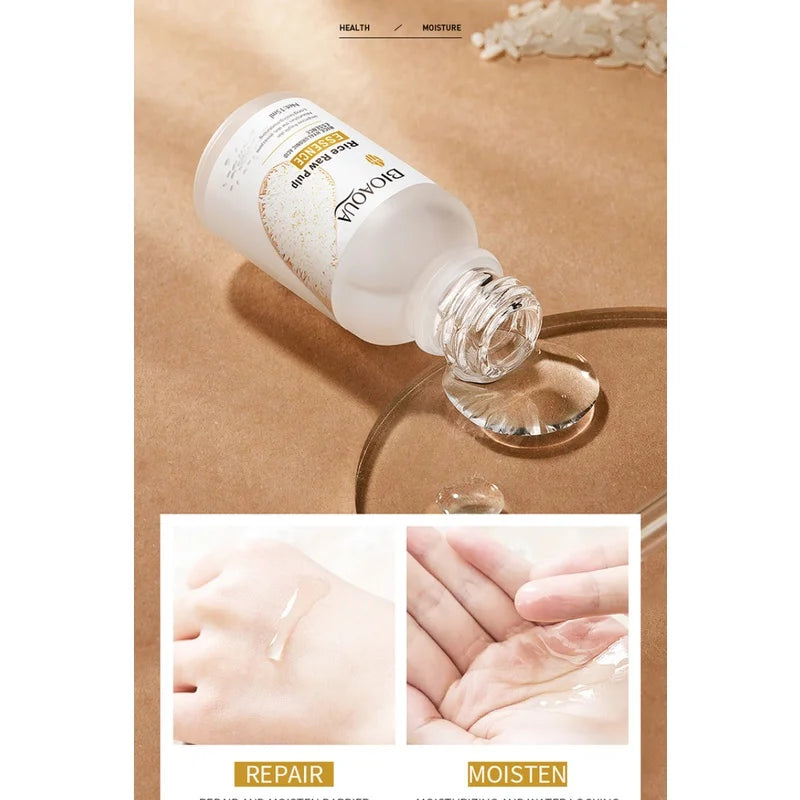 BIOAQUA Rice Essence Hyaluronic Acid Face Serum – Moisturizing, Whitening, Anti-Wrinkle & Nourishing Facial Care - Lylamor.com