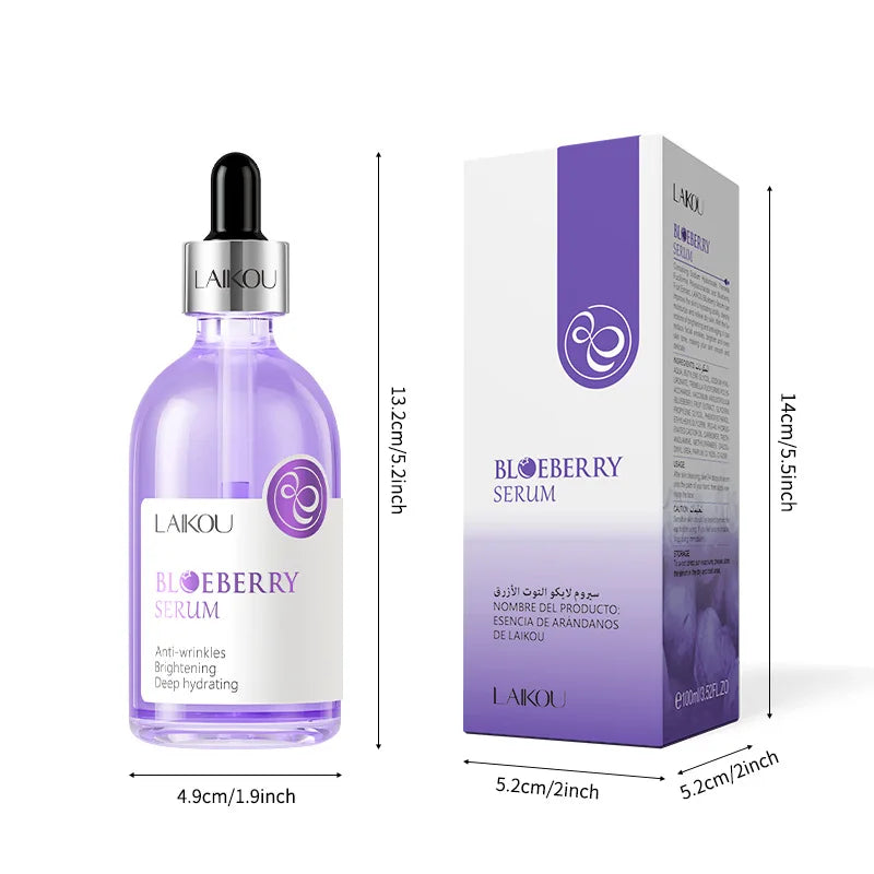 LAIKOU Swiss Anti-Aging Facial Serum 100ml – Sakura, Vitamin C, Niacinamide & Hyaluronic Acid Brightening Essence for Women - Lylamor.com