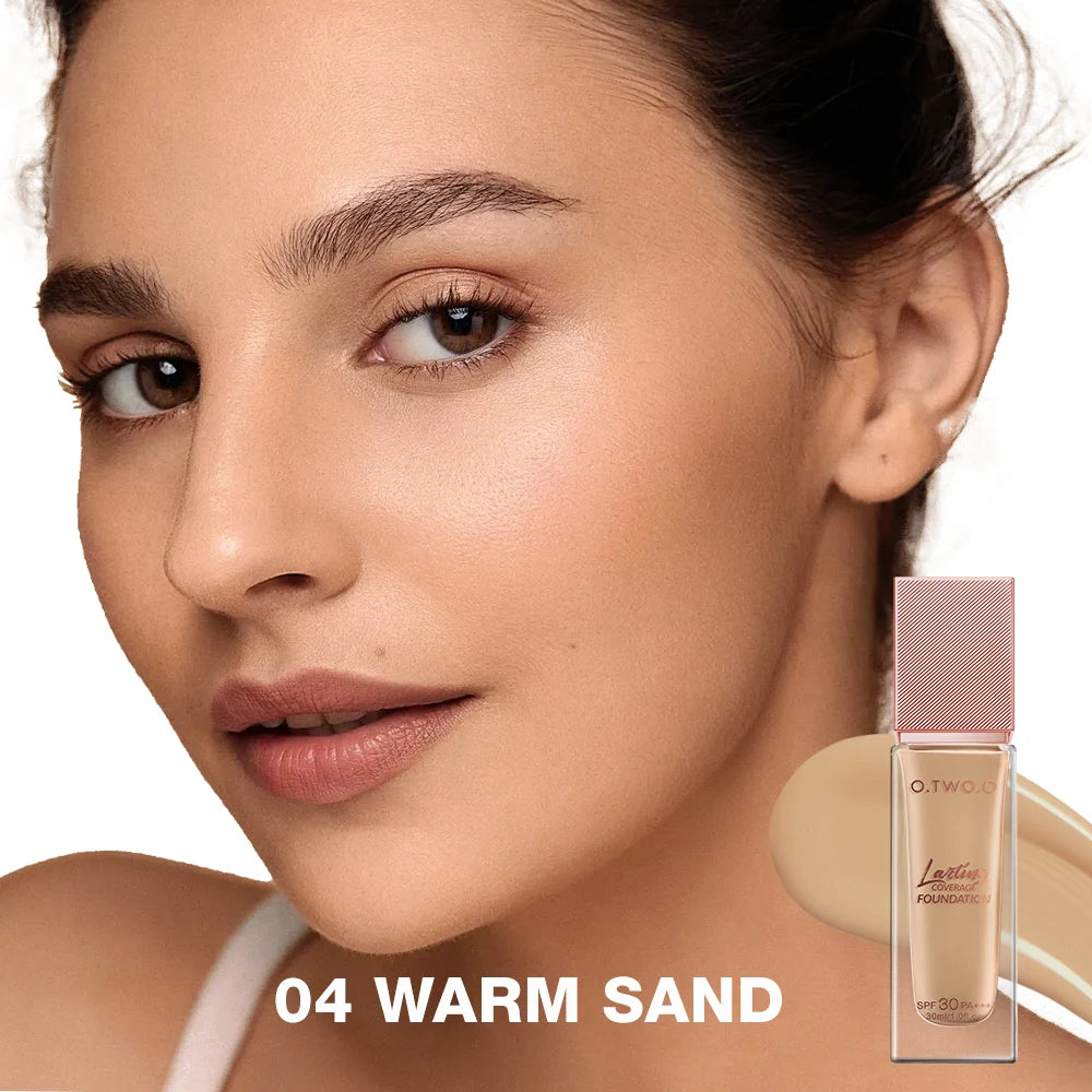 O.TWO.O Liquid Coverage Foundation Cream Matte Moisturizing Oil-Control Long-Lasting Waterproof Concealer - Lylamor.com