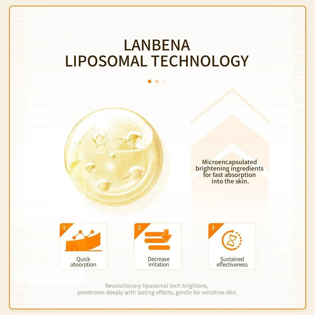 LANBENA Vitamin C Antioxidant Serum – Brightening Quercetin & Ascorbic Acid Anti-Aging Face Essence 15/30ml - Lylamor.com