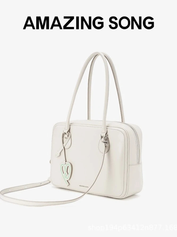 Amazing Song Large-Capacity PU Tote – Lightweight Crossbody & Handheld Bag - Lylamor.com