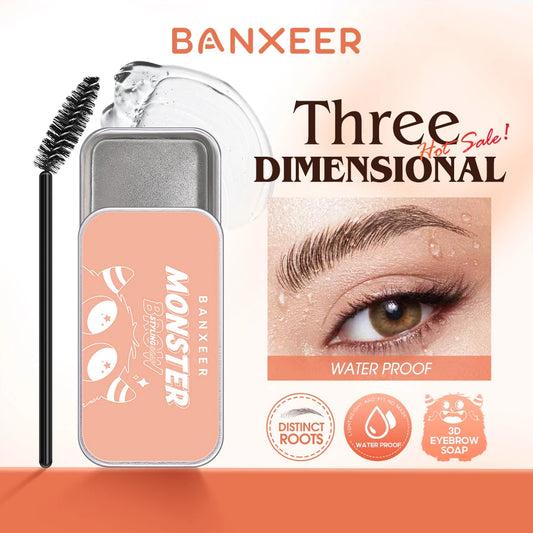 BANXEER Waterproof Eyebrow Pomade Gel Smudge-Proof Quick Drying Brow Styling - Lylamor.com