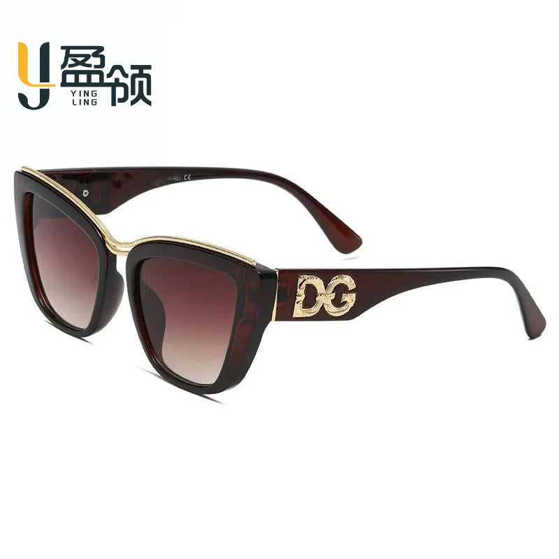 Hot Selling Large Frame European And American Style Women'S Sunglasses Advanced Sense Retro Sunglasses Woman Gifts Wholesale