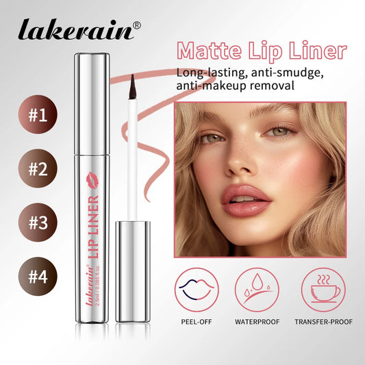 Lakerain 4 Color Peel Off Lip Liner – Long Lasting, Waterproof, Smudge-Proof, Hydrating Lip - Lylamor.com