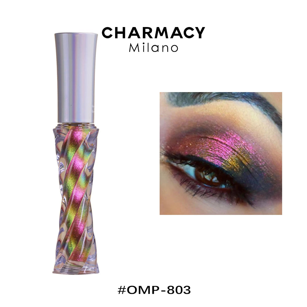 CHARMACY Glitter Liquid Eyeshadow – 40 Duochrome Colors, Long-lasting Shimmer & Metallic Finish - Lylamor.com