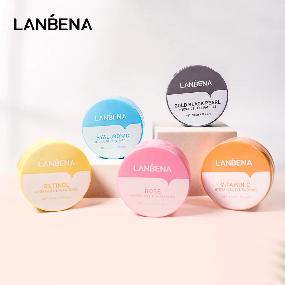 LANBENA Collagen Eye Mask – Anti-Dark Circles & Eye Bag Removal, 60PCS - Lylamor.com