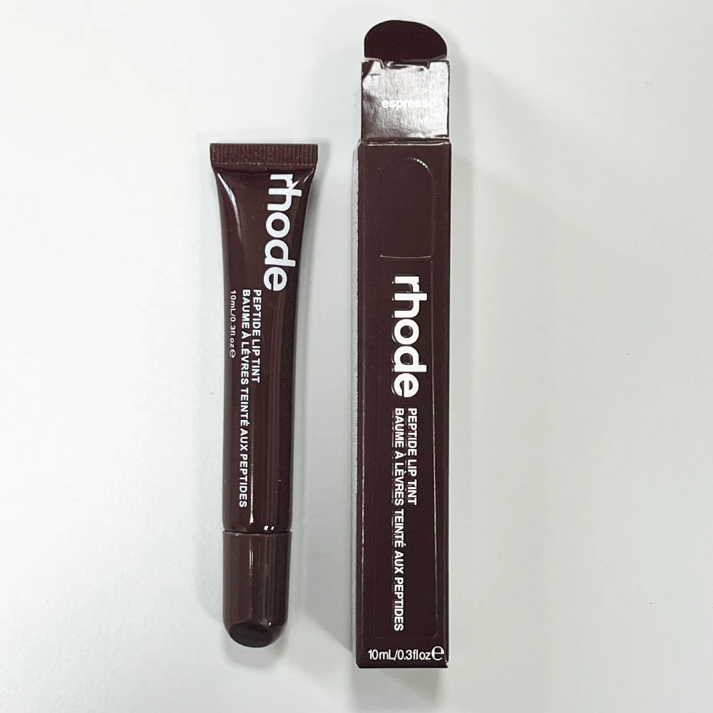 Rhode Makeup Lip Glosses Plump Moisturizing Lip Glaze Oil Long Lasting Nourishing Lipstick Care Ins Salty Tan Raspberry with Box