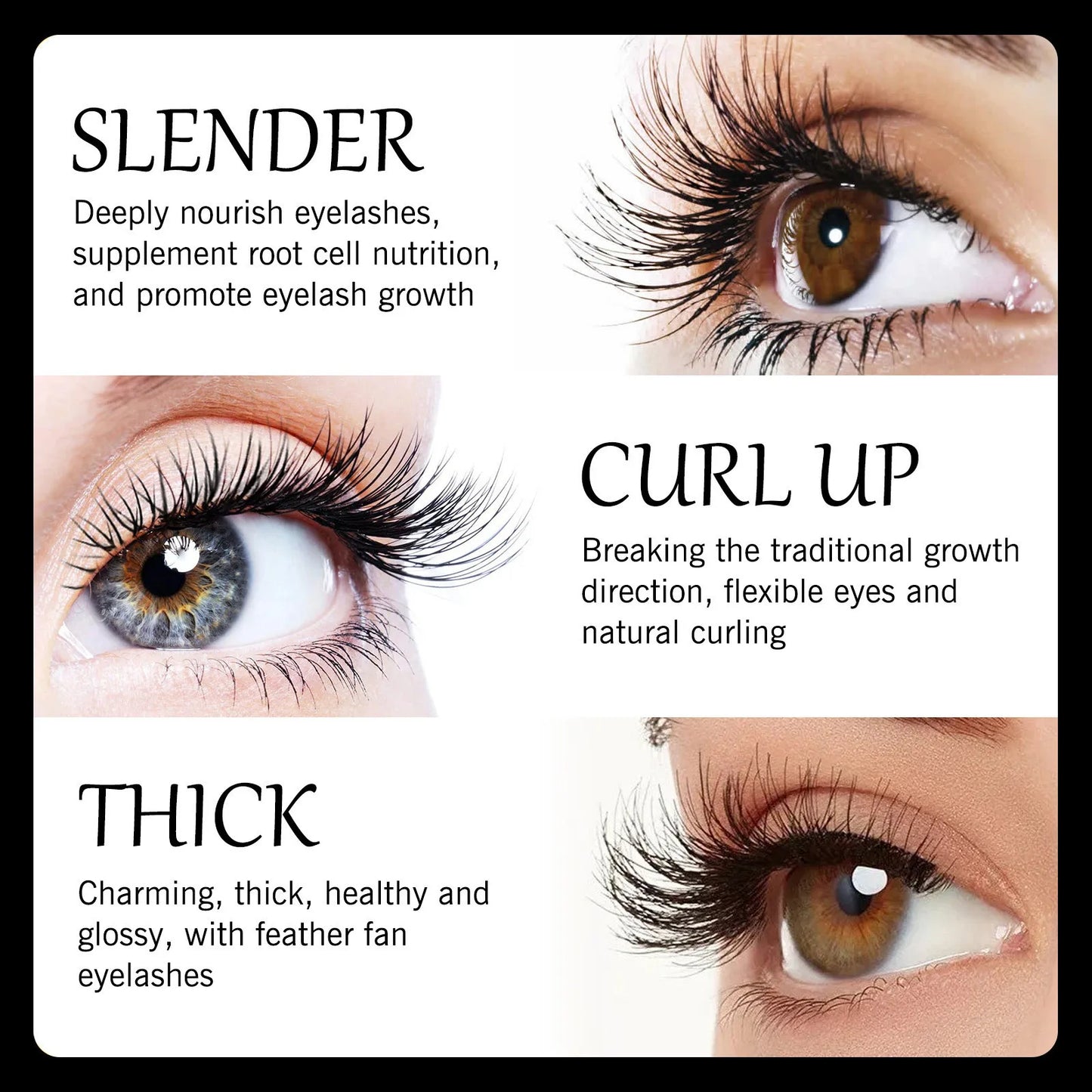Eyelash Growth Serum – Natural Lengthening & Volumizing Lash Enhancer